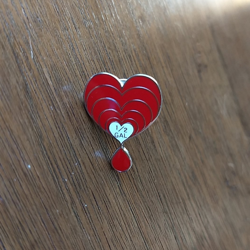 Blood Donation Pin